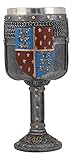 Ebros Large Renaissance Medieval Kingdom Heraldry Coat Of Arms Fleur De Lis Three Lions Shield And...