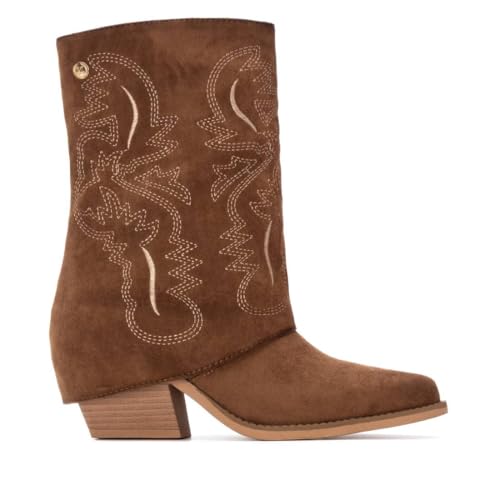 XTI   Botas Camperas Mujer Camel   Calzado Cómodo y Versátil   Moda casual   Modelo 14447002 (Talla 38)