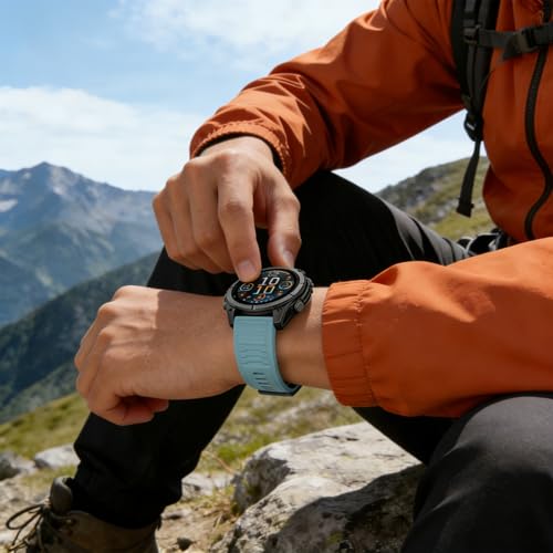 Image of 26mm Quickfit Silicone Watch Bands Compatible with Garmin Fenix 8 Pro /quatix 8 51mm /Fenix 7X /7X Pro /6X /6X Pro /5X /5X Plus /3 HR /Enduro 3 2 /Descent Mk3i 51mm /Mk2i /Tactix 8 /7 pro /epix Pro 51MM