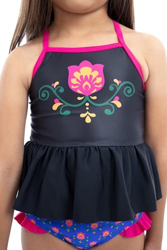 Little Adventures Child Alpine Princess Two-Piece Swimsuits UPF 50 Double-Lined Machine Washable Soft Spandex Nylon Blend2