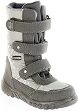 Richter Kinder Winter Stiefel grau Warmfutter Sympatex Mädchen 5150-242-6501 Steel Husky WMS, Farbe:grau, Größe:32 EU