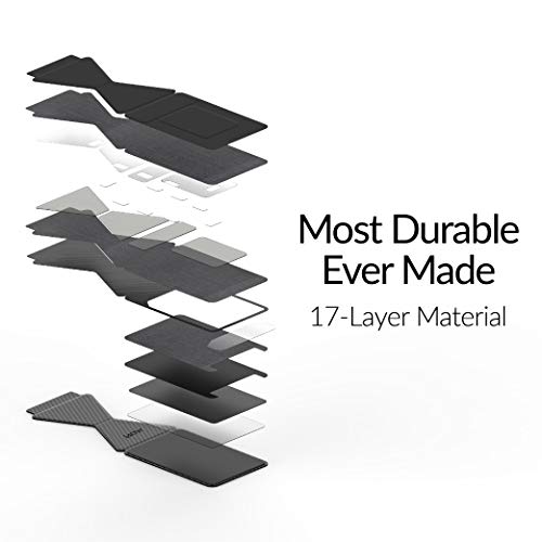 MOFT Reusable Adhesive 4-in-1 Cell Phone Grip, Phone Stand, Card Holder, Adjustable Viewing Angles, Magnetic, Thin Design with Grip to be Held for All iPhone Android Smartphones