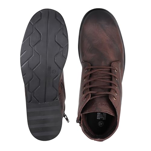 Image of Red Chief mens Rc3953 003 Red Chief Genuine Leather Boot Shoes for Men | RC3953 | Brown