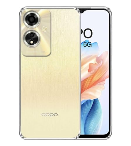 Image of COVERBLACK Soft Rubber Back Cover for Oppo CPH2617 / Oppo A59 5G - Transparent