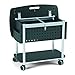 Safco Scoot Mobile File Cart with Work Surface, Fits Letter and Legal-Size Hanging Folders, Includes a Locking Lid & Key