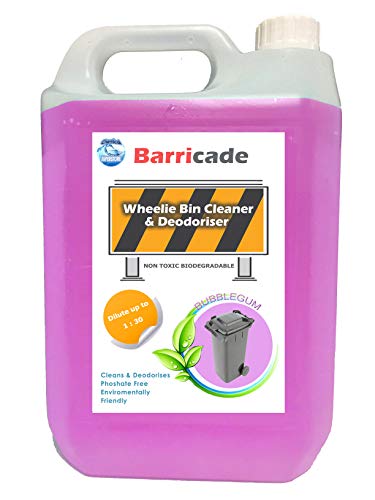 Wheelie Bin Cleaner/Deodoriser - BUBBLE GUM 5L