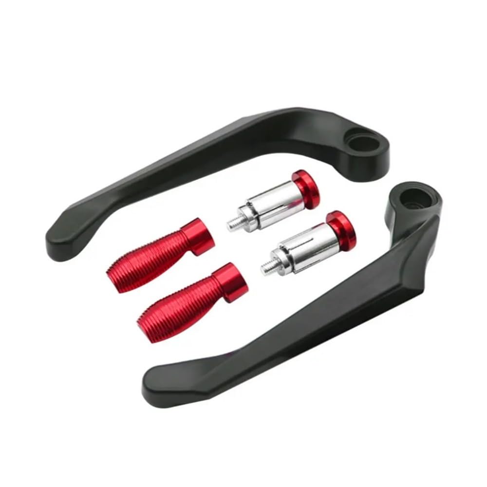 Wgruklbd Red Motorcycle Die-Casting Aluminum Alloy Handlebar Brake Clutch Lever Hand Guard Protector Accessories Handguard Handlebars Protector