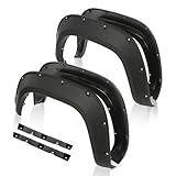 LQI Fender Flares 4PCS Compatible with Toyota Tacoma 2016-2022 Fender Wheel Opening Molding Guardabarros, Smooth Riveted Style