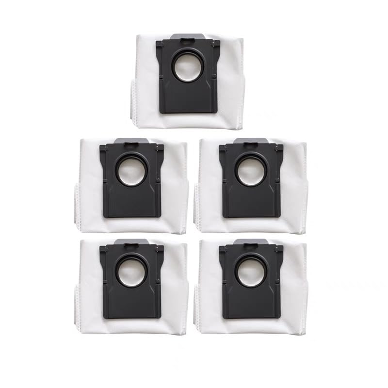 5 Pack 3L Large Capacity Vacuum Cleaner Dust Bags, Compatible with dreame X30 Ultra / X40 Ultra / L10s Pro Ultra Robot Vacuum Cleaners