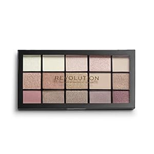 Revolution Beauty London Reloaded Eyeshadow Palette, Highly Pigmented, 15 Shades, Matte and Shimmer Finishes, Iconic 3.0, 16.5g