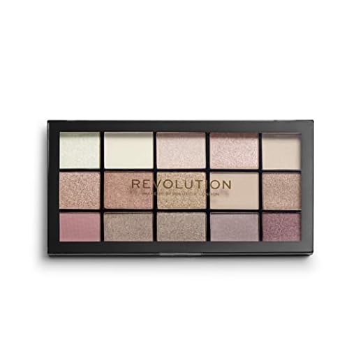 Makeup Revolution, Reloaded, Palette di ombretti, altamente pigmentata, Iconic 3.0, 15 tonalità, finiture opache e shimmer, 16,5 g