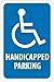 NMC TM146J, Sign"Handicapped Parking (Graphic)" (Pack of 10 pcs)