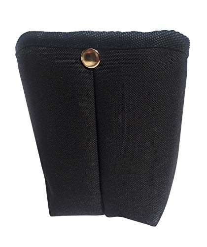 DOGS and MORE - TaschenTasche (Leckerlitasche/Leckerlibeutel/Futtertasche für die Jackentasche) (Schwarz) - Handmade in Germany