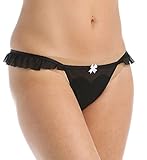 Betsey Johnson Women's Bridal Ruffle Thong Panty