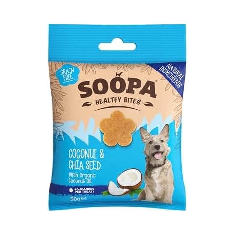 Soopa Coconut & Chia Seed Healthy Dog Snacks Cover