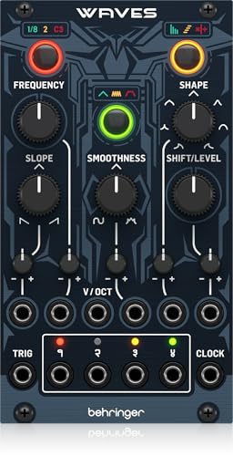 Behringer WAVES Tidal Modulator & Function Generator for Eurorack Versatile LFO Module for Dynamic Modular Synthesizer Modulation