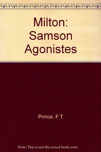 Milton: Samson Agonistes B003COKAMO Book Cover
