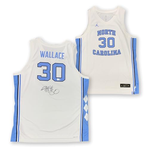 Rasheed Wallace Autographed UNC North Carolina Tar Heels Signed Basketball Jersey Beckett COA
