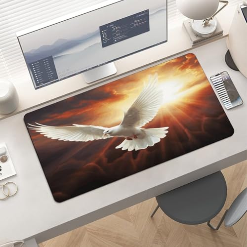 Dove Sun Art Desk Pad grande antideslizante de escritorio miniatura 6
