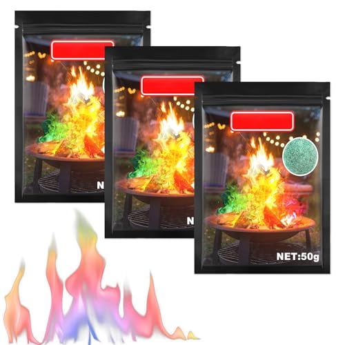 150g Feuerfarben Pulver,Feuerfarben,Buntes Feuer Pulver,Feuerpulver...
