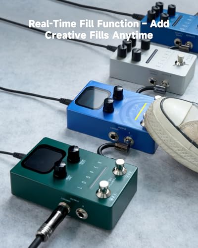 Image of FLAMMA FF02 Drum Machine Guitar Pedal - 121 Drum Grooves, 11 Music Genres, Tap Tempo, Adjustable Rhythms, Stereo I /O for Live & Studio Use