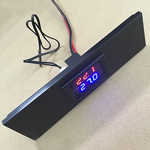 Dc12V Temperature Controller With 1 Ft / 30Cm Ntc 10K Waterproof Sensor Probe, -50 To 110 ℃ (-58 To 230 °F), 2Pcs Programmable Digital Heating/Cooling Thermostat Control Module #TOP2
