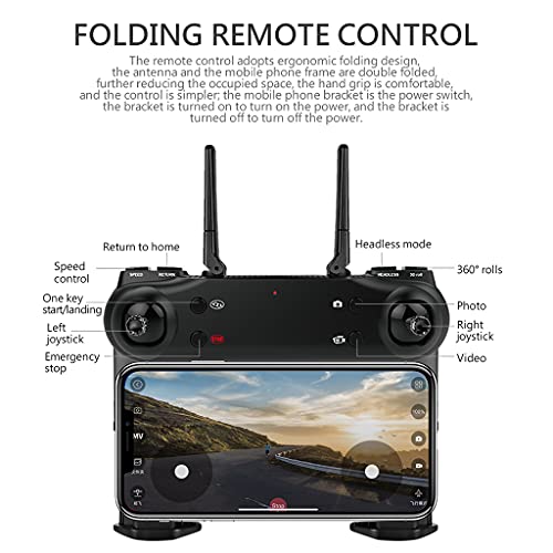 360°Sg106 Rc Mini Portable Drone App Controlled Smart Mini Quadcopter With Gravity Sensor 720P/720P/1080P/4K Len Camera #TOP7