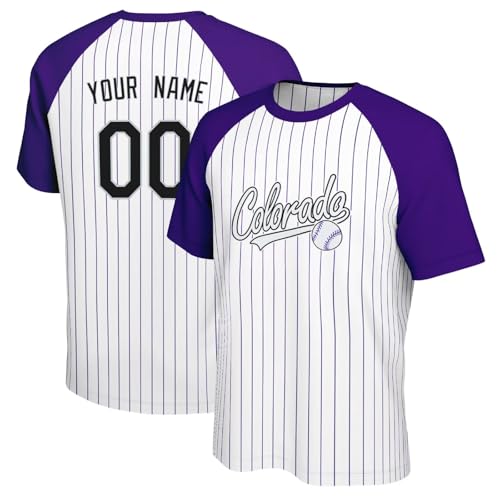Image of ANTKING T-Shirt Custom Name Number Crewneck Short Sleeve for Men Youth Gifts