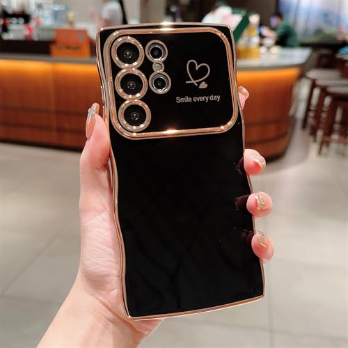 QLTYPRI Galaxy S23 P[X EF[u  ؍  \tg y Yی ϏՌ (SC-51D / SCG19) X}zP[X g^ ˂ 킢 TPU Jo[ Xgbvz[t MNV[S23 P[XA