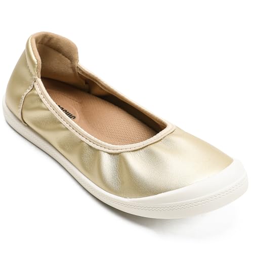 Slip On Sneakers Women Comfortable Casual Shoes for Women Women's Arch Support Gold Black Slip-On Sneakers3
