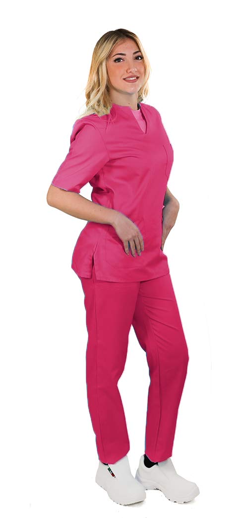 TCD Possibilité de broderie : ensemble médical pour femme, col en V, uniformes pour infirmières, opérateur sanitaire, hôpital. - - XL