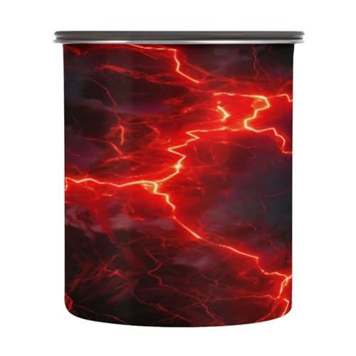 Envase Hermético de Acero Inoxidable para Café 30oz Rojo