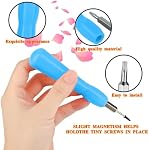 Video Doorbell Screwdriver,Ywbfove T6 and T15 Torx Screwdrivers Tools Doorbell Screwdriver, Double Ended Screwdriver Bits with Handle,Replacement for Battery, WiFi Password Reset (Blue)