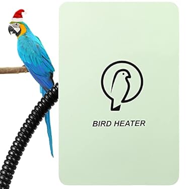 AMAZON - Bird Heater – Snuggle Up Bird Warmer, Bird Heater for Cage, for Exotic Pet Birds 15W African Grey Parakeets Cockatiel Budgies Cockatoo Parrots 120V (BH-2012（5″X8″）)