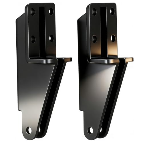 BOMAOO 2 Pack Storm Door Closer Replacement Kit Heavy Duty Plastic Post Jamb Bracket Screen Door Hardware for Closers Easy Install Black