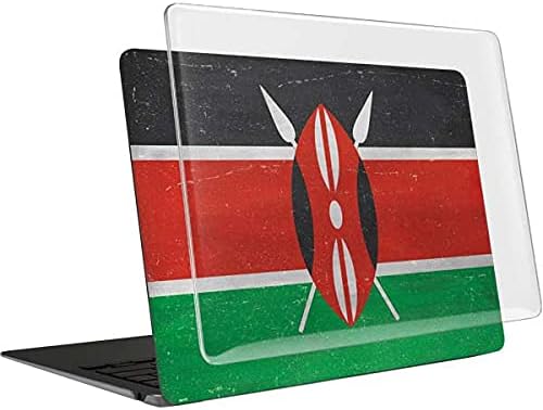 Skinit Case + Skin Compatible with MacBook Air 13in M1 (2021) Originally Designed Kenya Flag Distressed Design