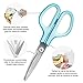 Plus Fit Cut Curve Scissors, Small, Blue