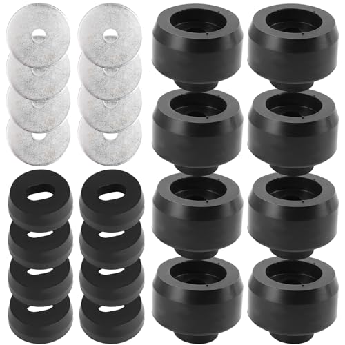 moseiny 7-141 Body Cab Mount Bushing Kit for 1999-2014 Sliverado Sierra 1500 2500 2WD/4WD Polyurethane Body Cab Mounts & Washers, 24PCS