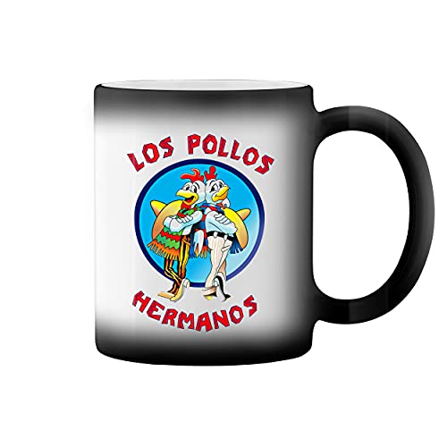 Breaking Bad Los Pollos Hermanos Taza de café negro mágico Mug