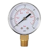 druckluft manometer 0-1 bar Eindeutige Nummernmarkierungen für bequeme und einfache Ablesung.
