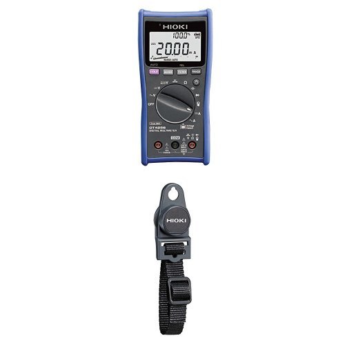 HIOKI (日置電機) デジタルマルチメータ DT4256 (スタンダードモデル) テスター DMM 日本製 マグネット付ストラップ Z5004 セット品