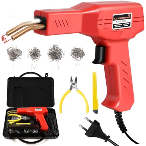 Image of Serplex 50W Plastic Welding Kit with 200Pcs Staples, Plastic Welder Plastic Welding Machine Plastic Welding Gun Plastic Car Bumper Repair Kit Plastic Repair Kit for Car Bumper /Kayak /Plastic Product