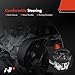 A-Premium Power Steering Pump, with Pulley, Compatible with Jeep Wrangler 2012-2017, Wrangler JK 2018, 3.6L Gas, Replace # 5154400AC