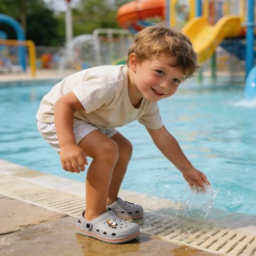 Image of Casazoe Toddler Garden Clogs Boys Girls Slip On Shoes Summer Outdoor Slides Sandals Baby Beach Pool Shoes