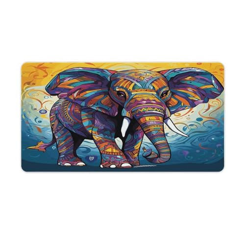 Tapis de bureau éléphant grand format : fini les rayures de souris