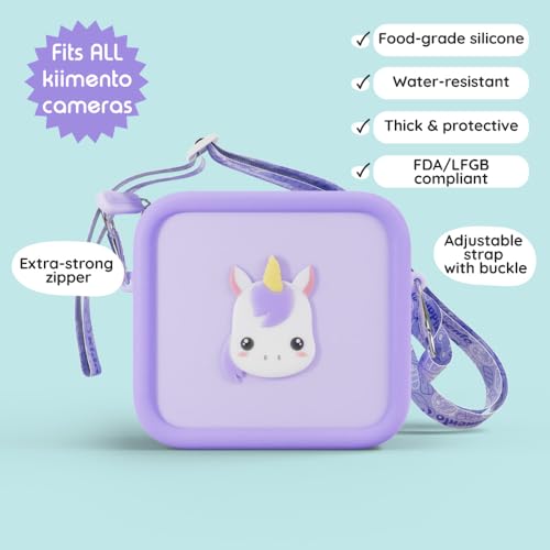 Funda para cámara de silicona blanda color púrpura miniatura 4