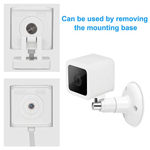 FastSnail Wyze Cam Pan Wall Mount, Adjustable Indoor and Outdoor Security Mount for Wyze Cam Pan and Other Camera with Same Interface(Standard Size) 2 Pack - Image 6