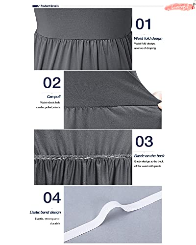Image of AUSELILY Women's Classic Long Sleeve Dress Loose Plain Long Casual Maxi Dresses with Pockets 2026