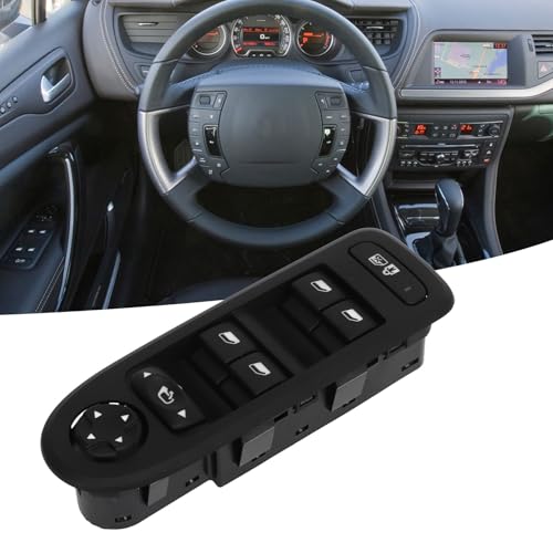 Interrupteur de vitre électrique pour III et 308 en ABS noir commande master control