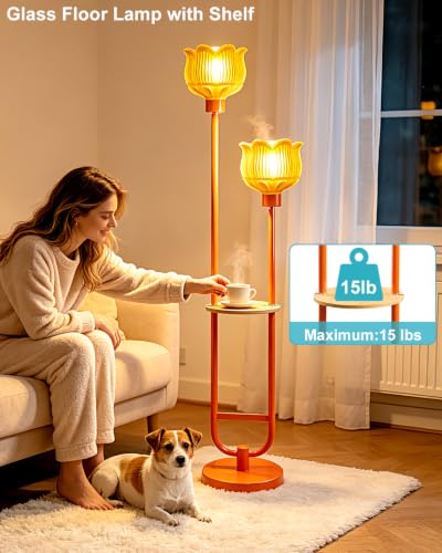 Image of Lightdot Globe Floor Lamp with LED Bulbs Included, Dimmable Floor Lamps,Unique Modern Standing Tall Lamp for Bedroom Living Room /Sofa Beside /Corner Decor-Gold